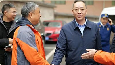 贵阳市常务副市长何波一行莅临贵州乡下妹食品有限...